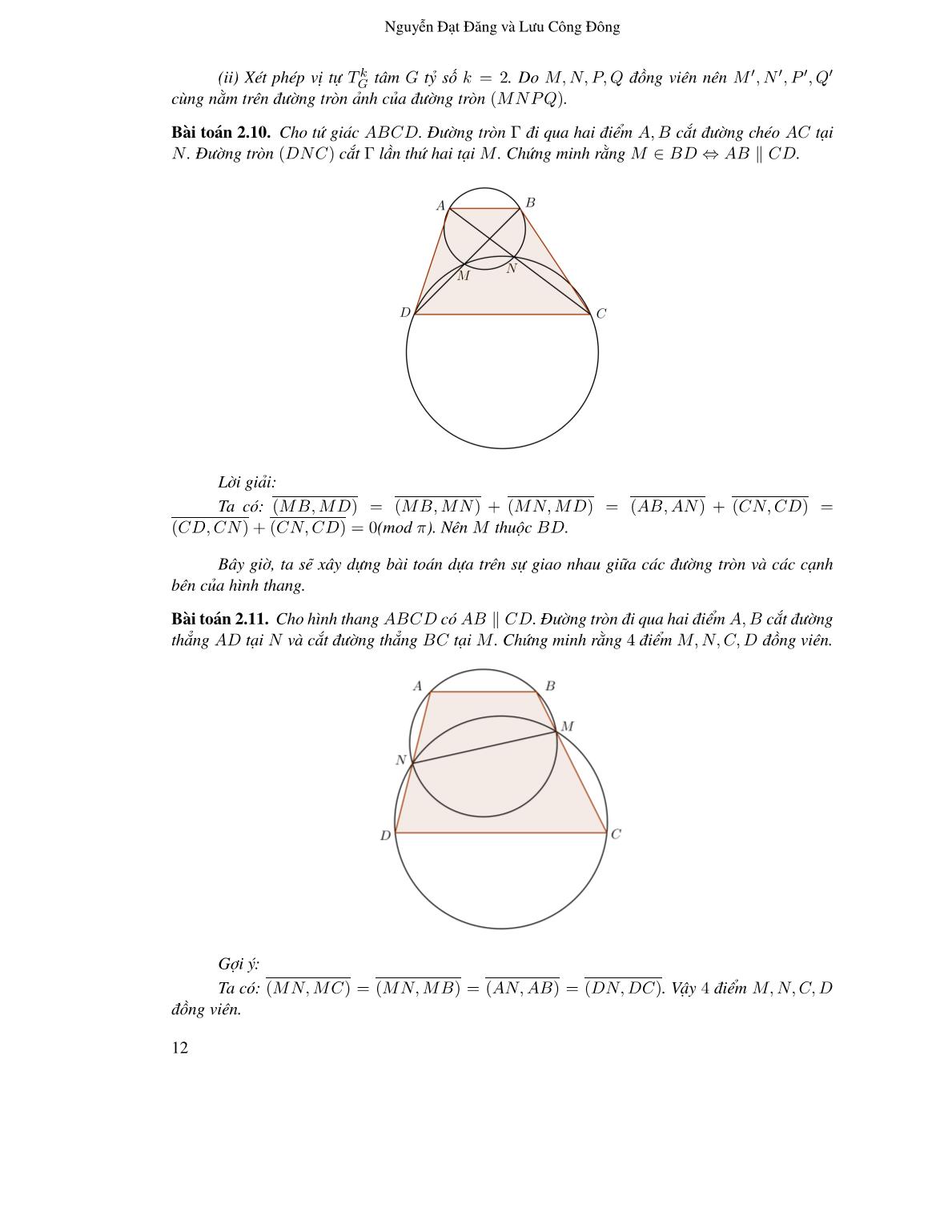 Ứng dụng góc định hướng vào một số bài toán hình học phẳng trang 10