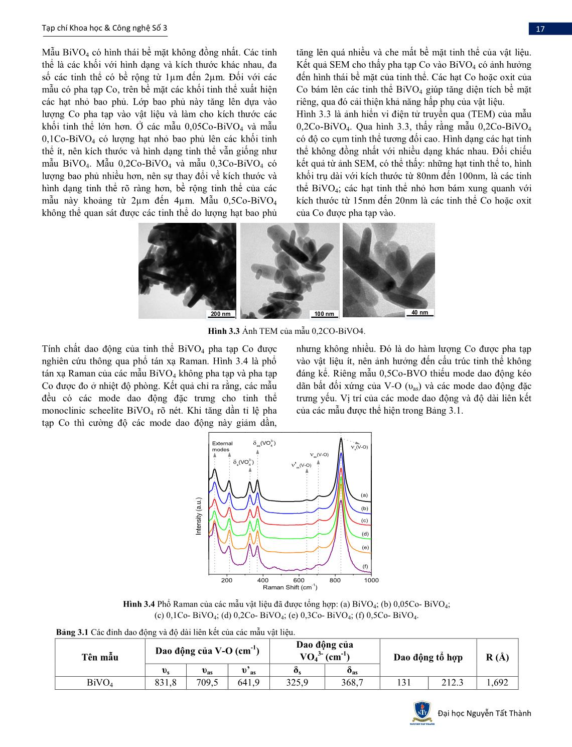 Nghiên cứu tổng hợp Co-BiVO4 bằng phương pháp thủy nhiệt và đánh giá khả năng quang xúc tác sử dụng ánh sáng nhìn thấy trang 4