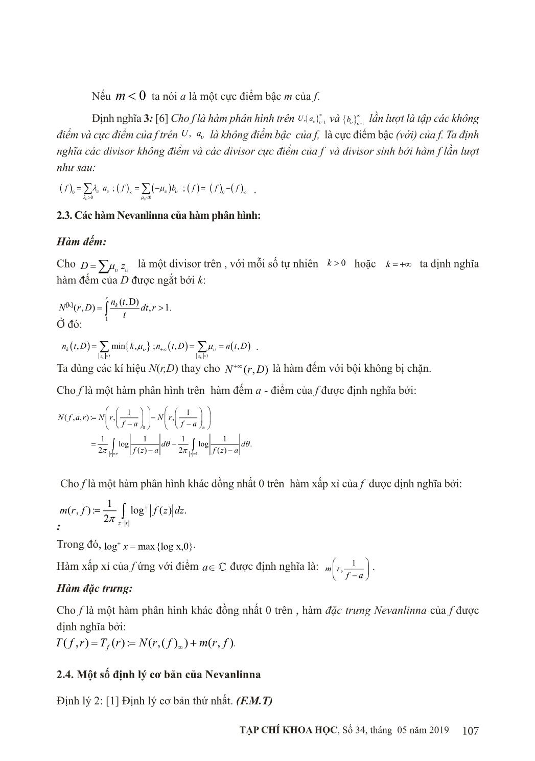 Vấn đề duy nhất của hàm phân hình đối với các cặp điểm trang 3
