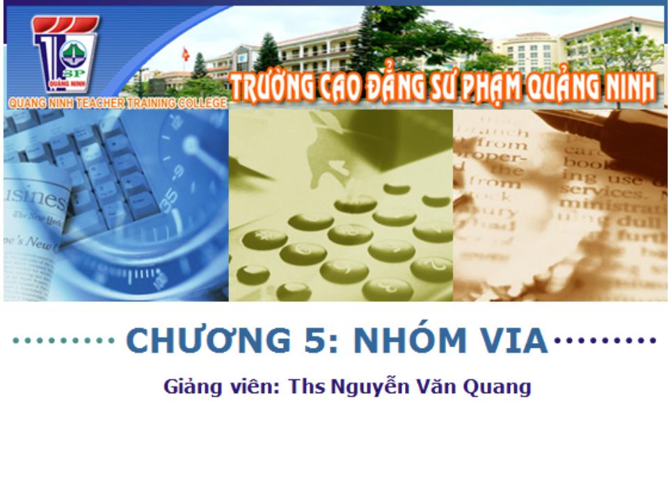 Bài giảng Hóa học vô cơ 1 - Bài 4: Telu - Nguyễn Văn Quang trang 1