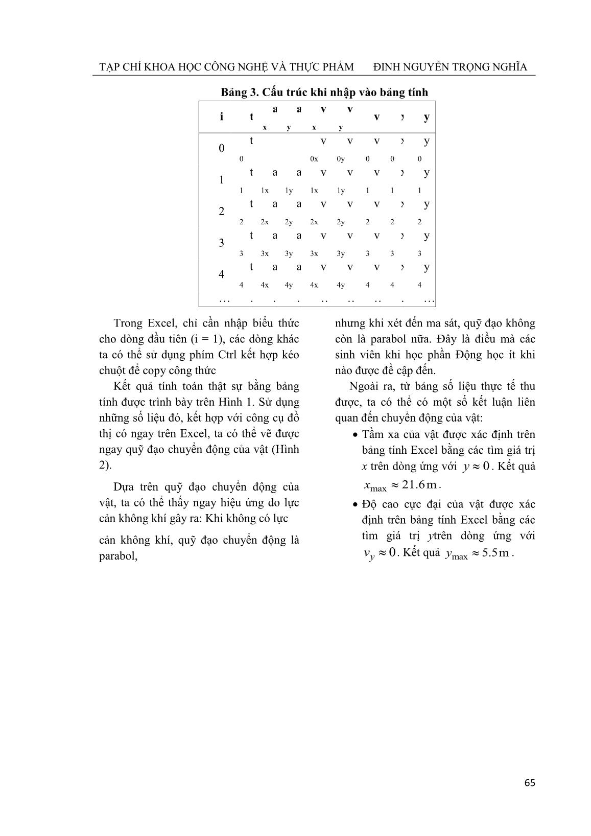 Phương pháp số trong giảng dạy vật lý đại cương the numerical method in teaching general physics trang 4