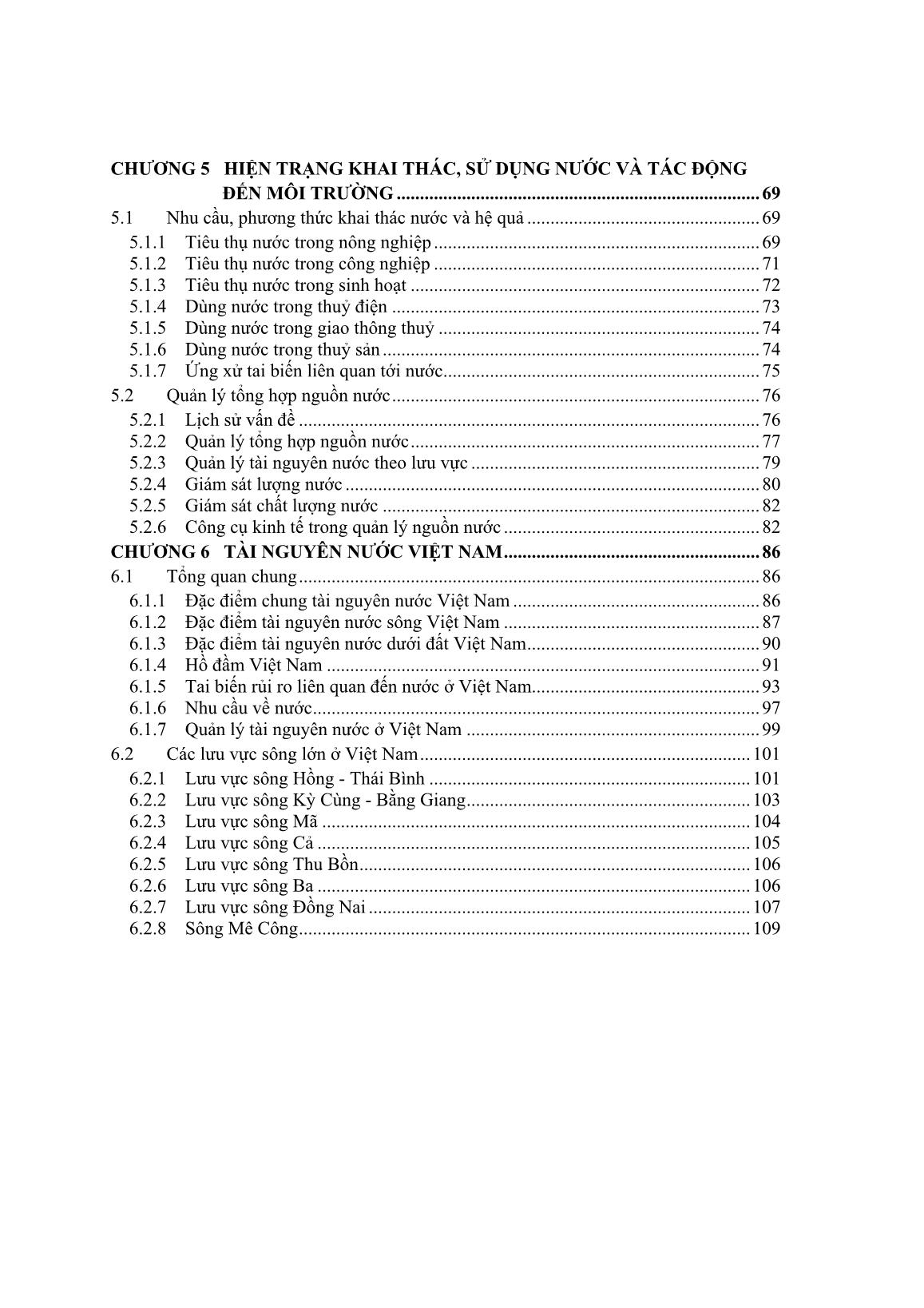 Giáo trình Tài nguyên nước - Nguyễn Thị Phương Loan trang 3