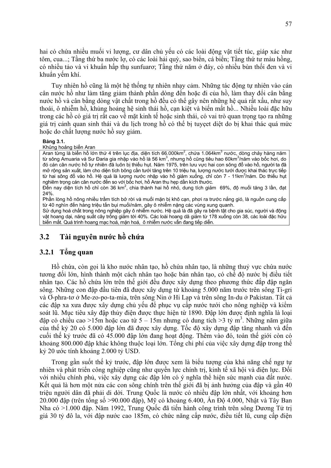 Giáo trình Tài nguyên nước (Phần 2) - Nguyễn Thị Phương Loan trang 4