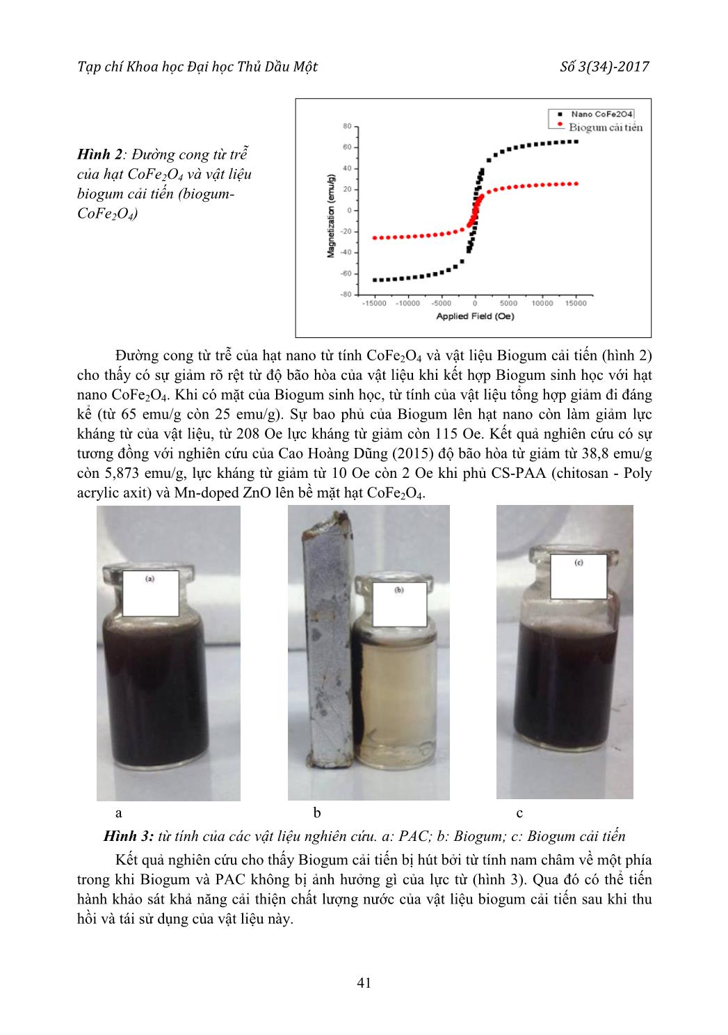 Nghiên cứu chế tạo vật liệu kết hợp nano từ tính Oxit sắt từ và Biogum trích ly từ hạt muồng hoàng yến và khảo sát khả năng cải thiện chất lượng nước thải công nghiệp của vật liệu Biogum cải tiến trang 5