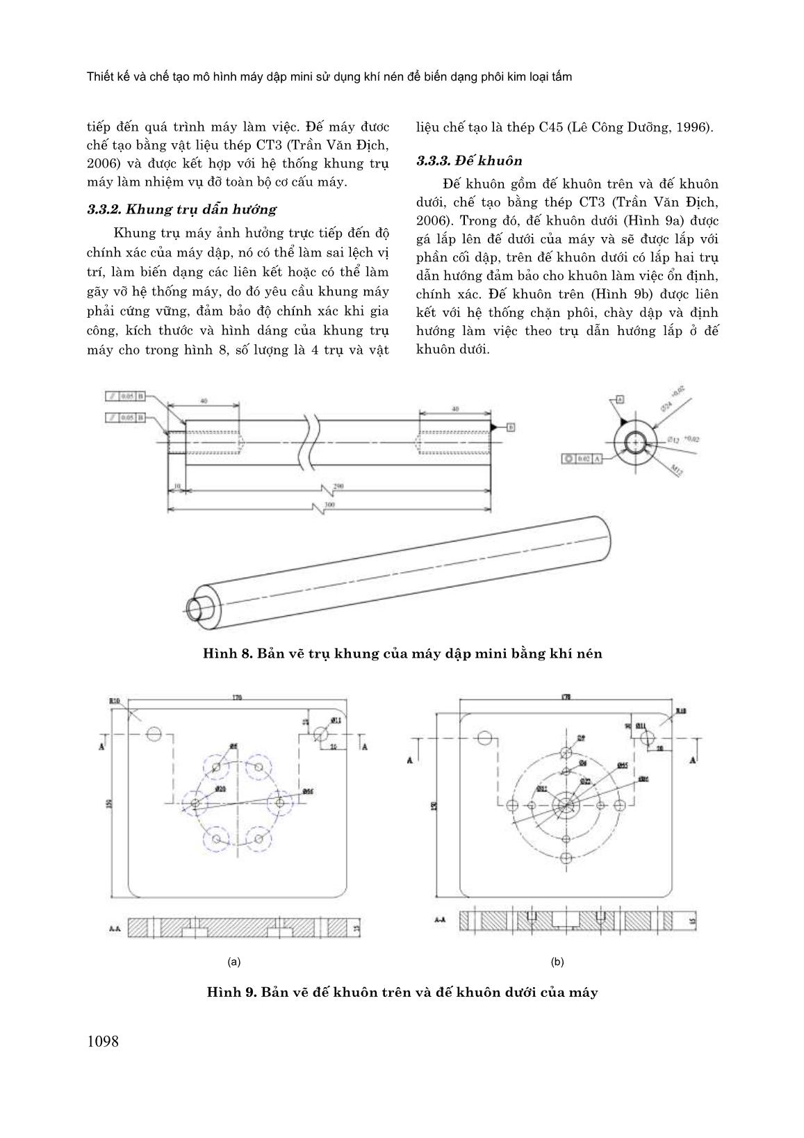 Thiết kế và chế tạo mô hình máy dập mini sử dụng khí nén để biến dạng phôi kim loại tấm trang 7