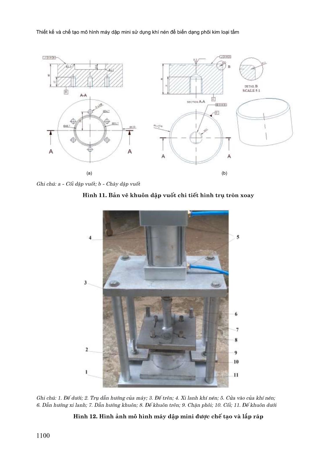 Thiết kế và chế tạo mô hình máy dập mini sử dụng khí nén để biến dạng phôi kim loại tấm trang 9