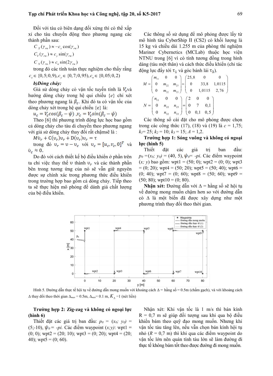 Thiết kế bộ điều khiển bám đường cho phương tiện thủy sử dụng thiết bị đẩy khớp nối từ trang 6
