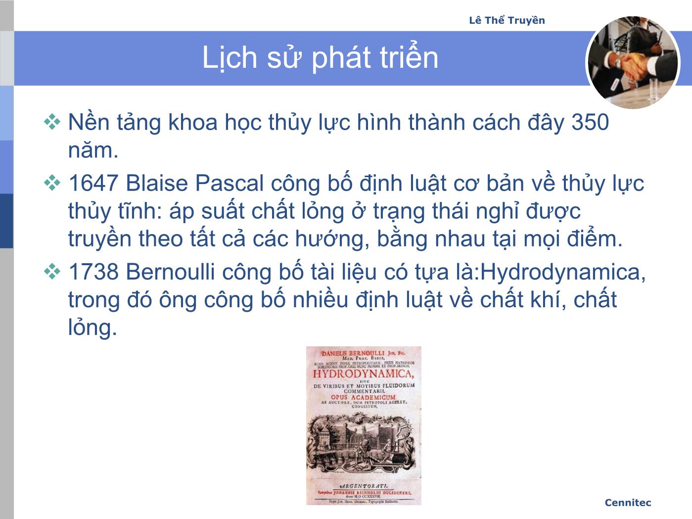 Bài giảng Truyển động thủy lực và khí - Chương 1: Nén - Lê Thế Truyền trang 6