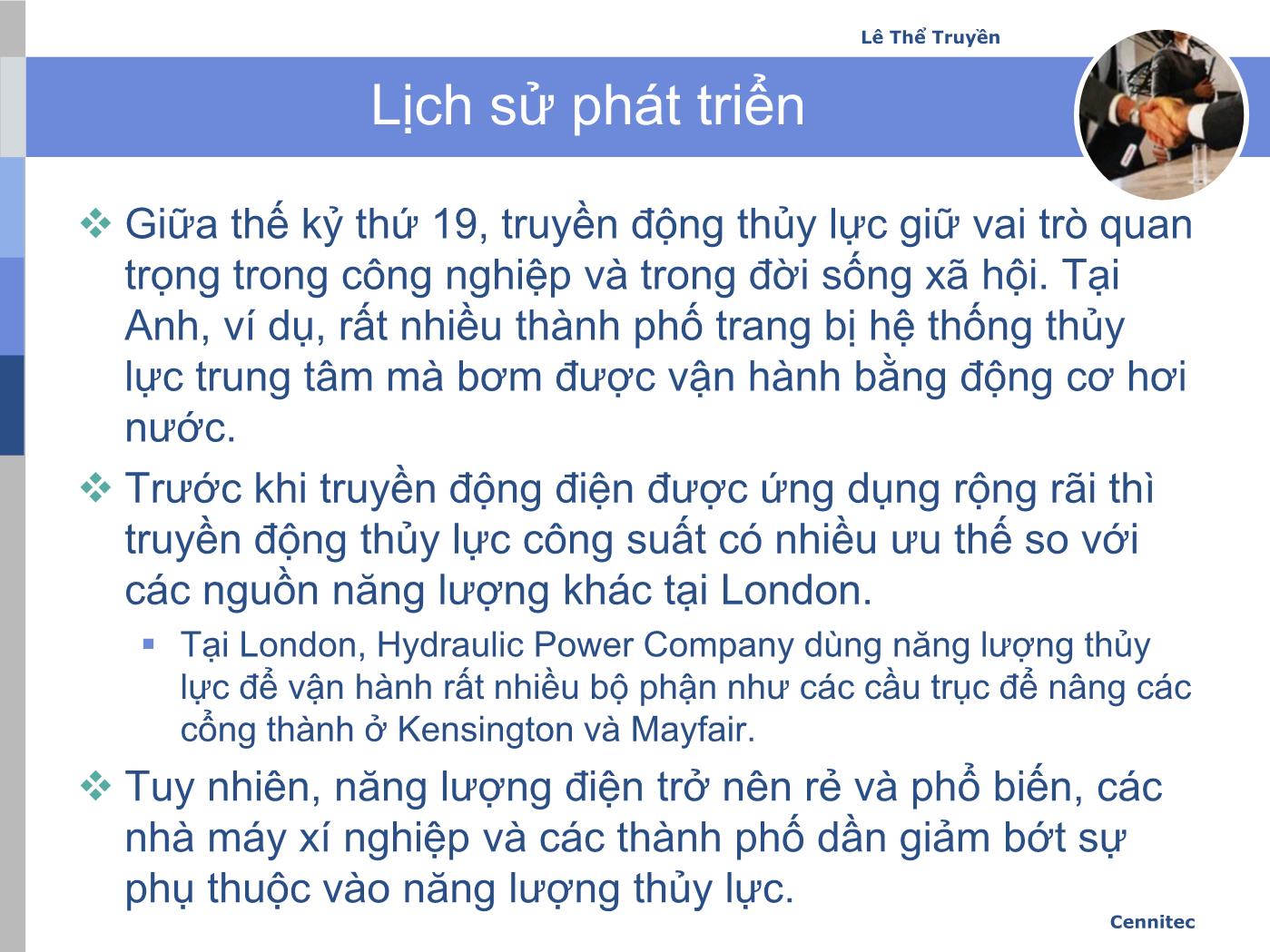 Bài giảng Truyển động thủy lực và khí - Chương 1: Nén - Lê Thế Truyền trang 7