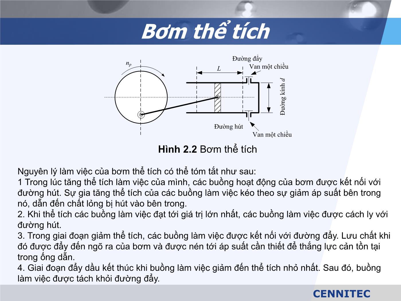 Bài giảng Truyển động thủy lực và khí - Chương 2: Bơm - Lê Thế Truyền trang 4