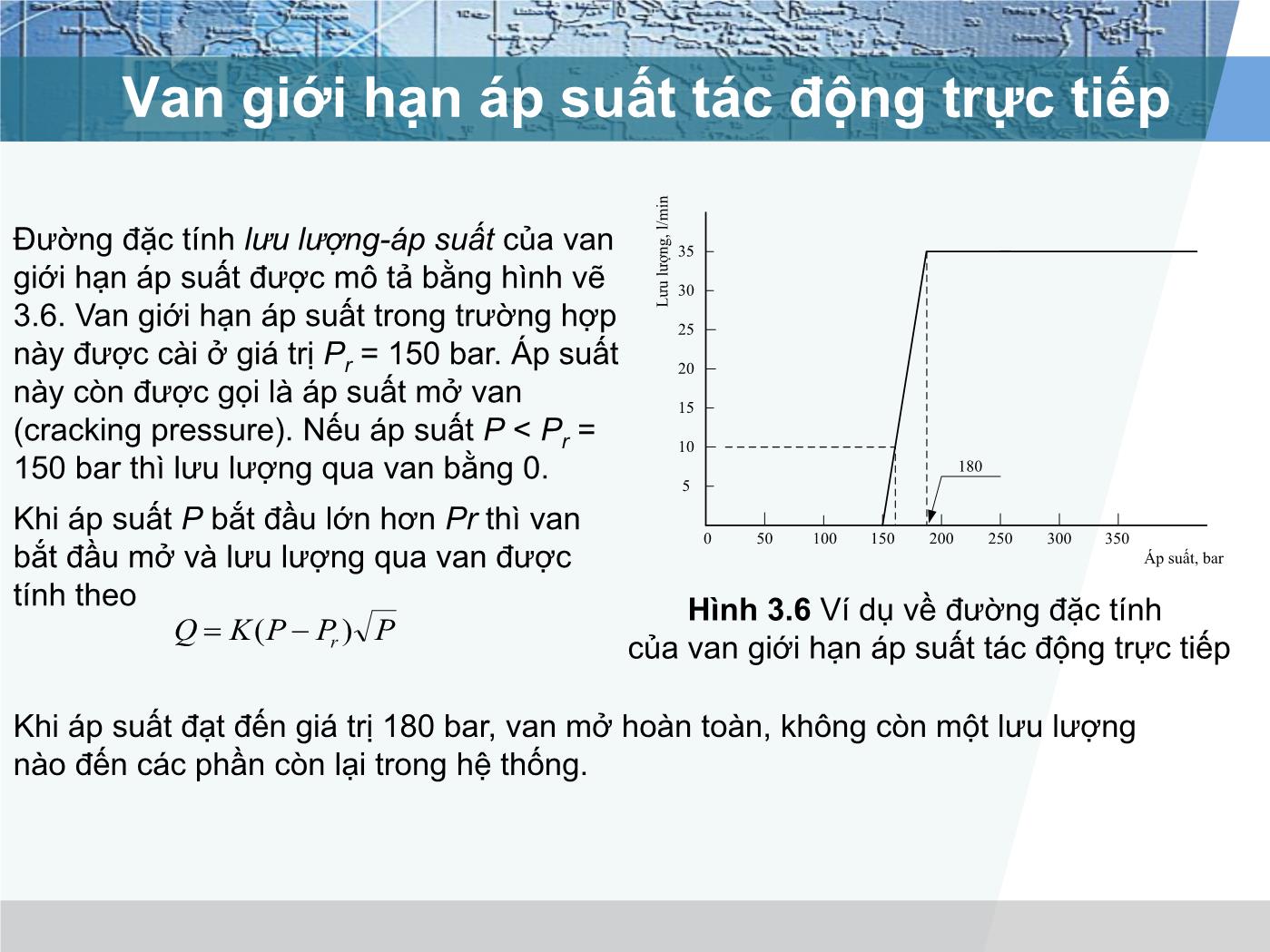 Bài giảng Truyển động thủy lực và khí - Chương 3: Van điều chỉnh áp suất - Lê Thế Truyền trang 10