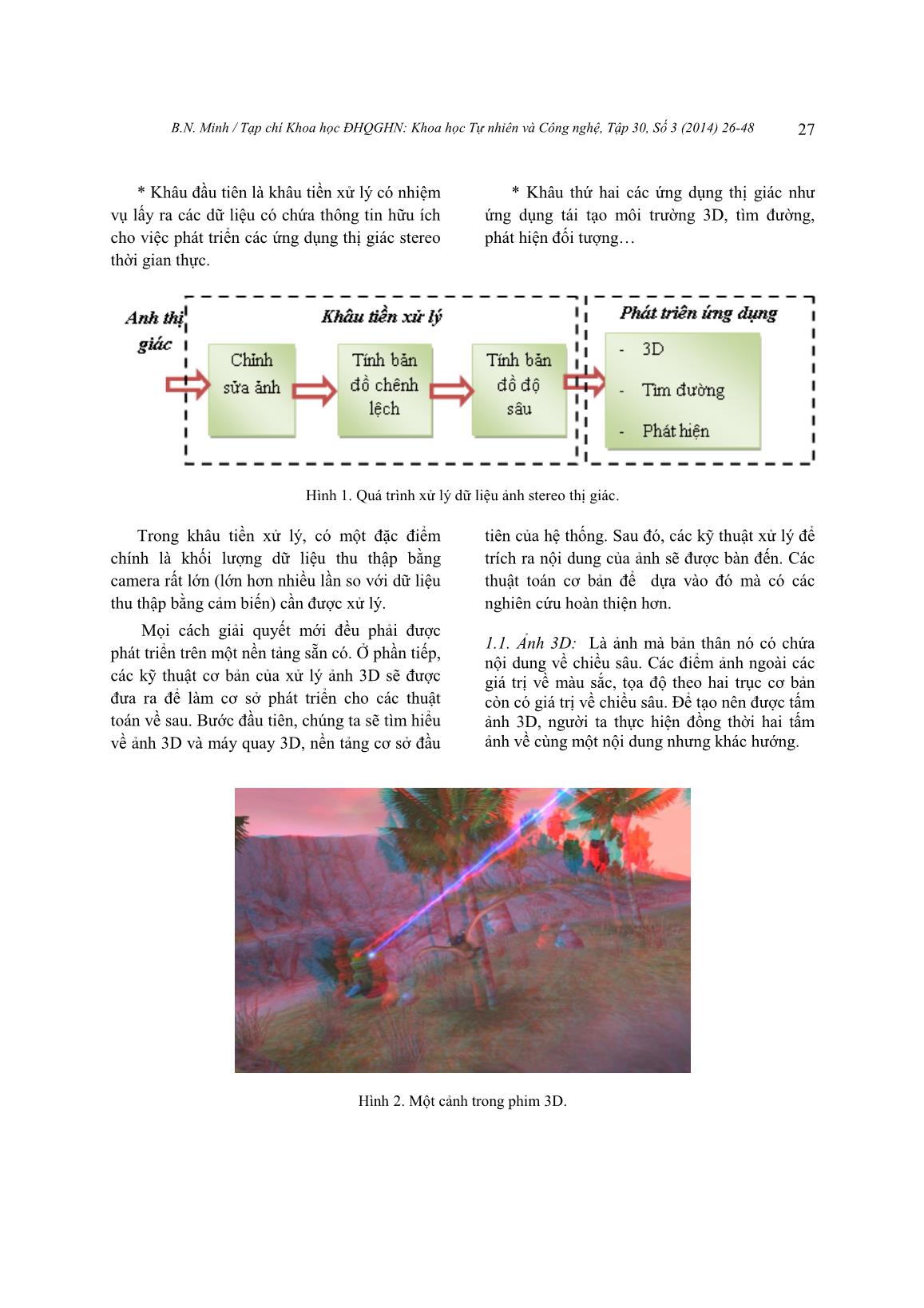 Nghiên cứu so sánh các thuật toán xử lý ảnh tính độ sâu ảnh stereo ứng dụng trong hệ thống camera thị giác trang 2
