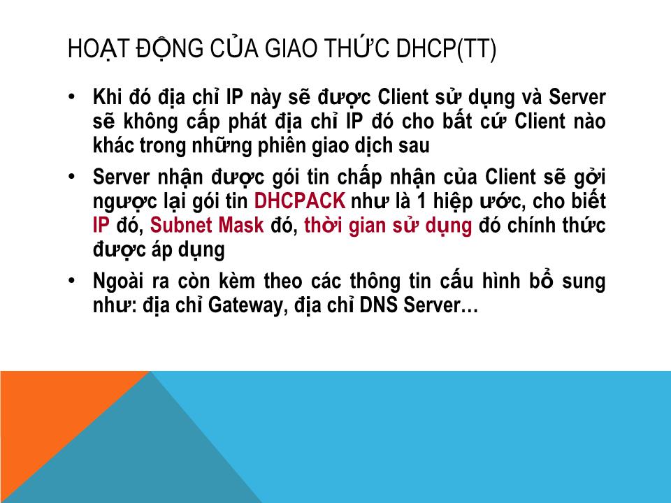 Bài giảng Dịch vụ mạng linux - Chương 3: Dịch vụ DHCP, DNS - Phạm Mạnh Cương trang 7