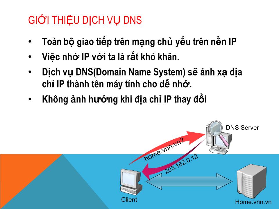 Bài giảng Dịch vụ mạng linux - Chương 3: Dịch vụ DHCP, DNS - Phạm Mạnh Cương trang 9