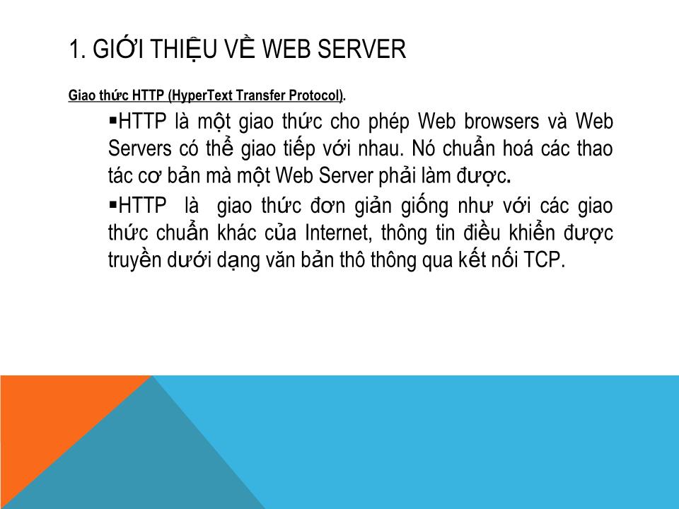 Bài giảng Dịch vụ mạng linux - Chương 4: Dịch vụ web, web - DNS - Phạm Mạnh Cương trang 3