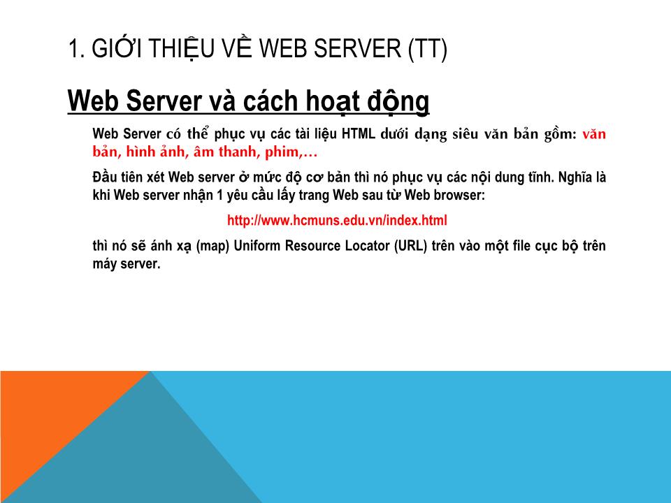 Bài giảng Dịch vụ mạng linux - Chương 4: Dịch vụ web, web - DNS - Phạm Mạnh Cương trang 4