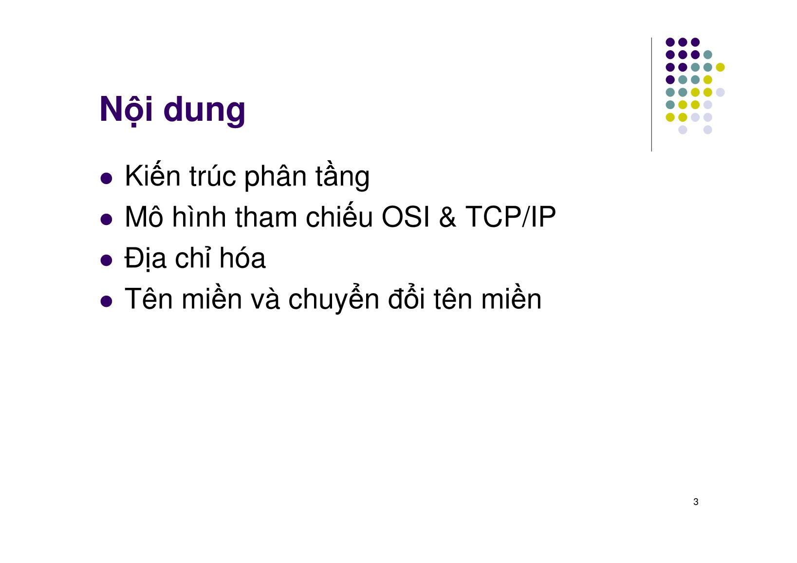 Bài giảng Mạng máy tính - Chương 2: Các khái niệm cơ bản về mạng máy tính - Ngô Hồng Sơn trang 3