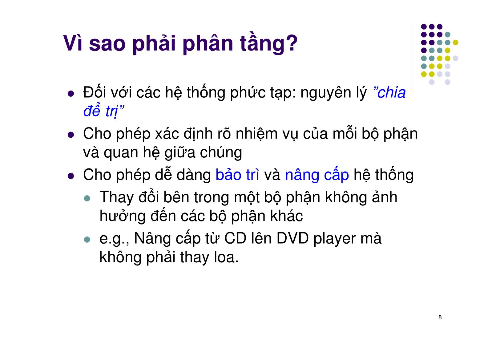 Bài giảng Mạng máy tính - Chương 2: Các khái niệm cơ bản về mạng máy tính - Ngô Hồng Sơn trang 8