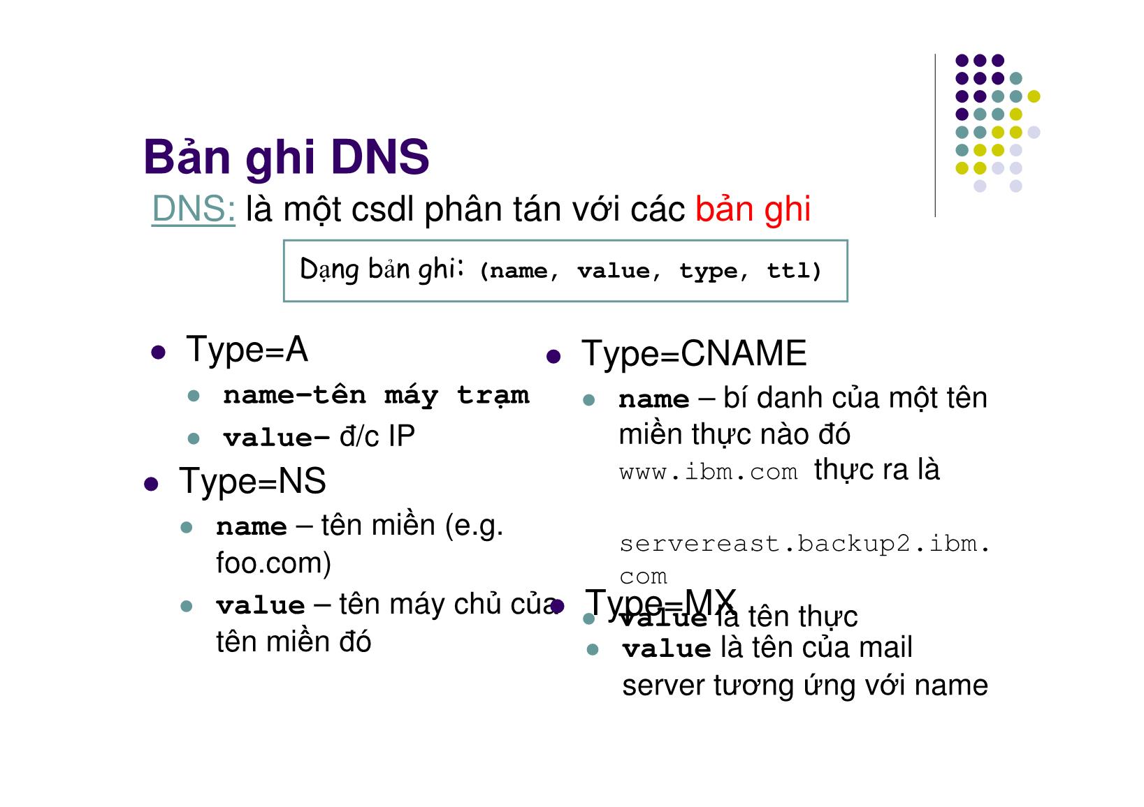 Bài giảng Mạng máy tính - Chương 7: Tầng ứng dụng (Phần 3) - Ngô Hồng Sơn trang 10