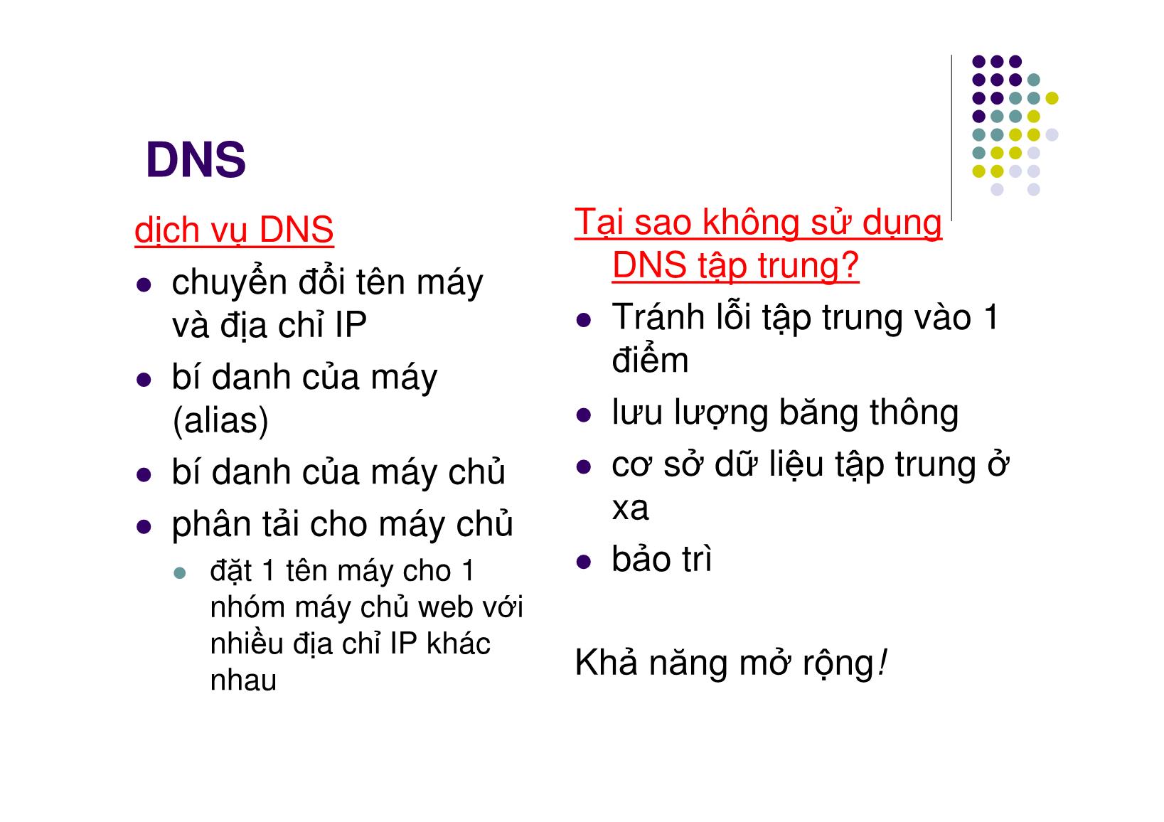 Bài giảng Mạng máy tính - Chương 7: Tầng ứng dụng (Phần 3) - Ngô Hồng Sơn trang 2