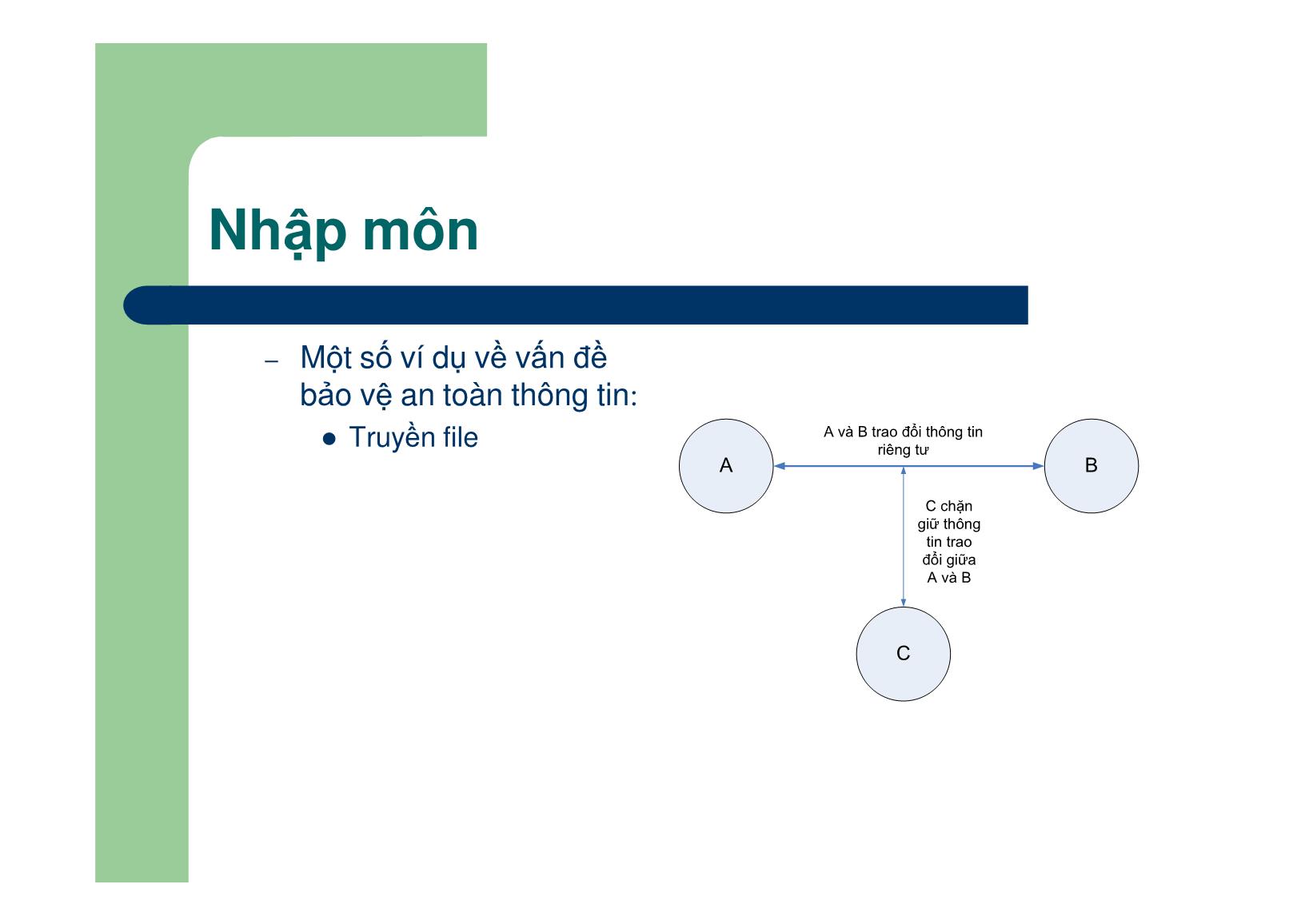 Bài giảng Mạng máy tính - Chương 10: An toàn và an ninh thông tin - Nguyễn Linh Giang trang 5