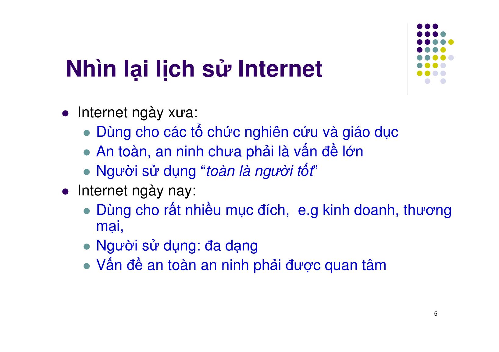 Bài giảng Mạng máy tính - Chương 13: Internet trong doanh nghiệp, Quản lý Internet - Ngô Hồng Sơn trang 5