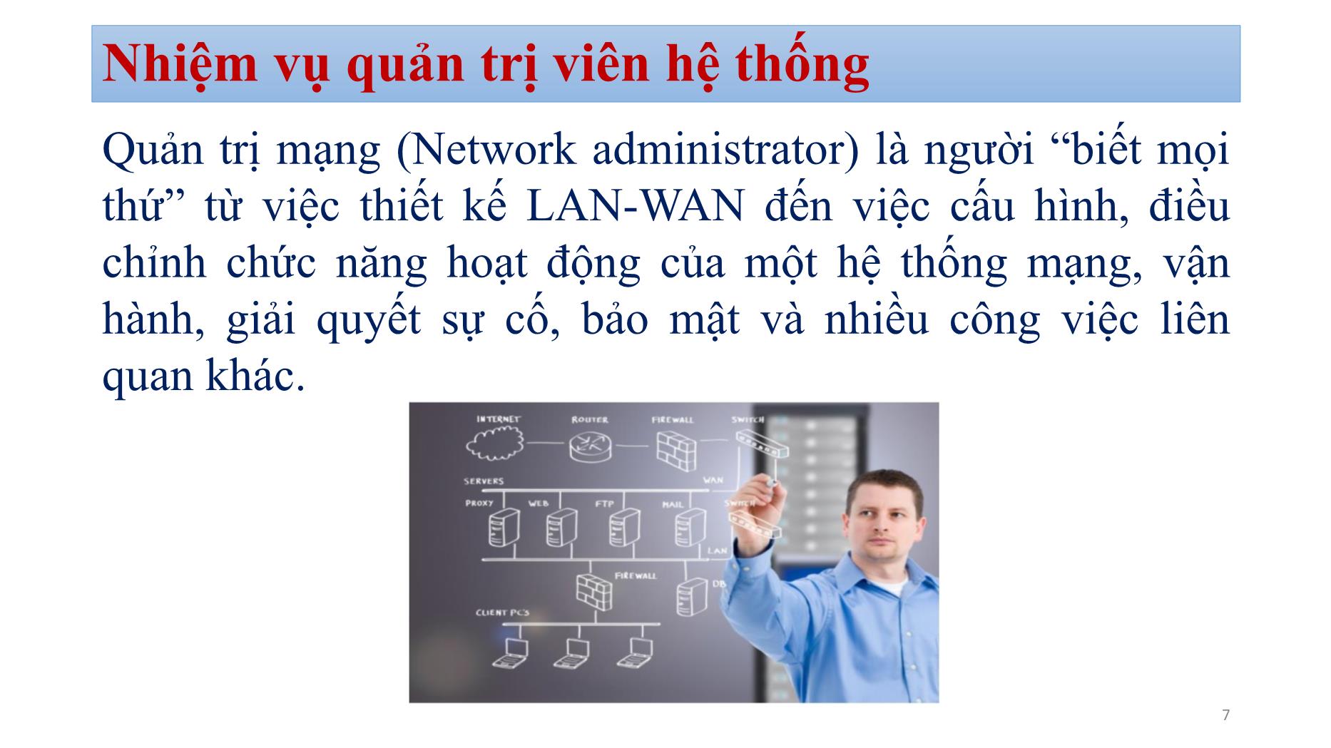 Bài giảng Quản trị mạng - Chương 1: Tổng quan quản trị mạng - Bùi Minh Quân trang 7