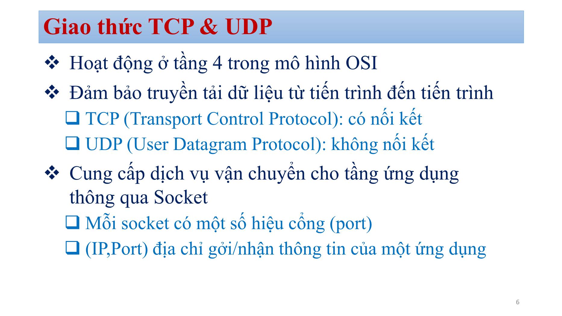 Bài giảng Quản trị mạng - Chương 2: Quản trị vận hành hạ tầng mạng - Bùi Minh Quân trang 6