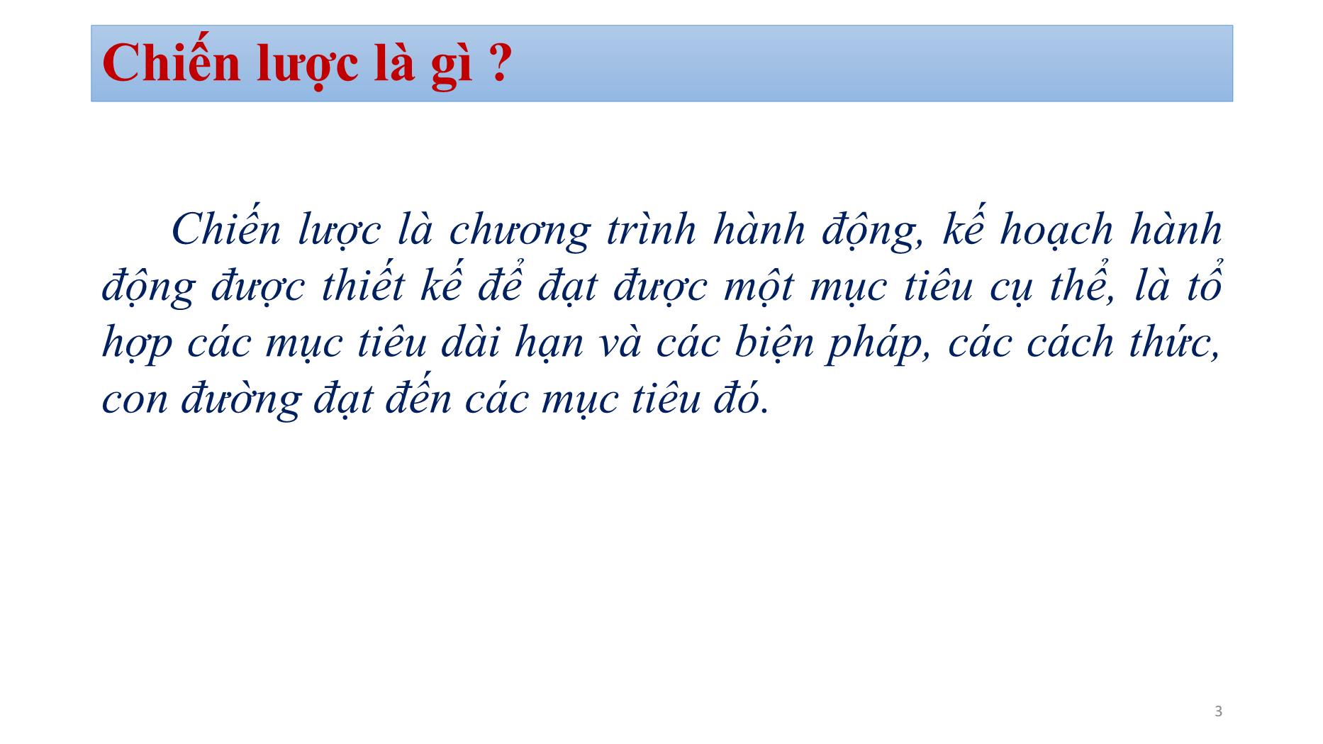 Bài giảng Quản trị mạng - Chương 3: Chiến lược quản trị mạng - Bùi Minh Quân trang 3