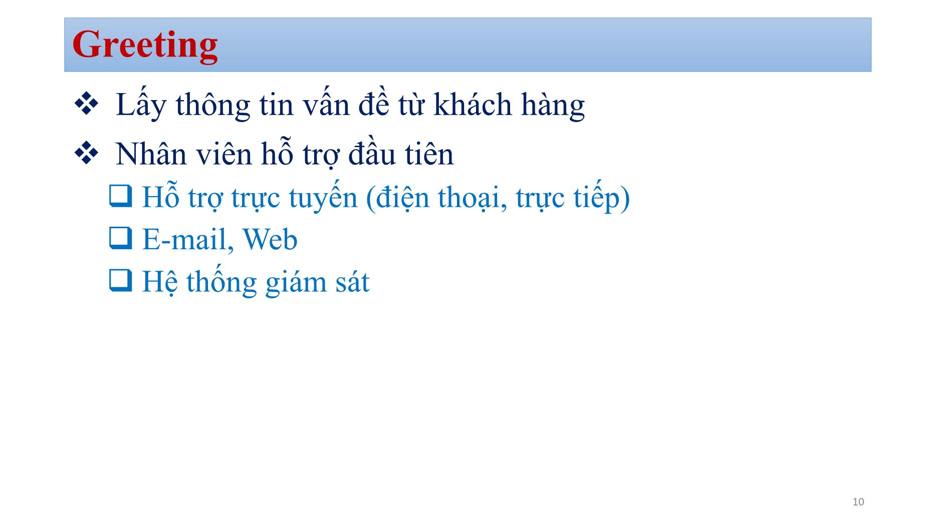 Bài giảng Quản trị mạng - Chương 3: Chiến lược quản trị mạng (Phần 2) - Bùi Minh Quân trang 10