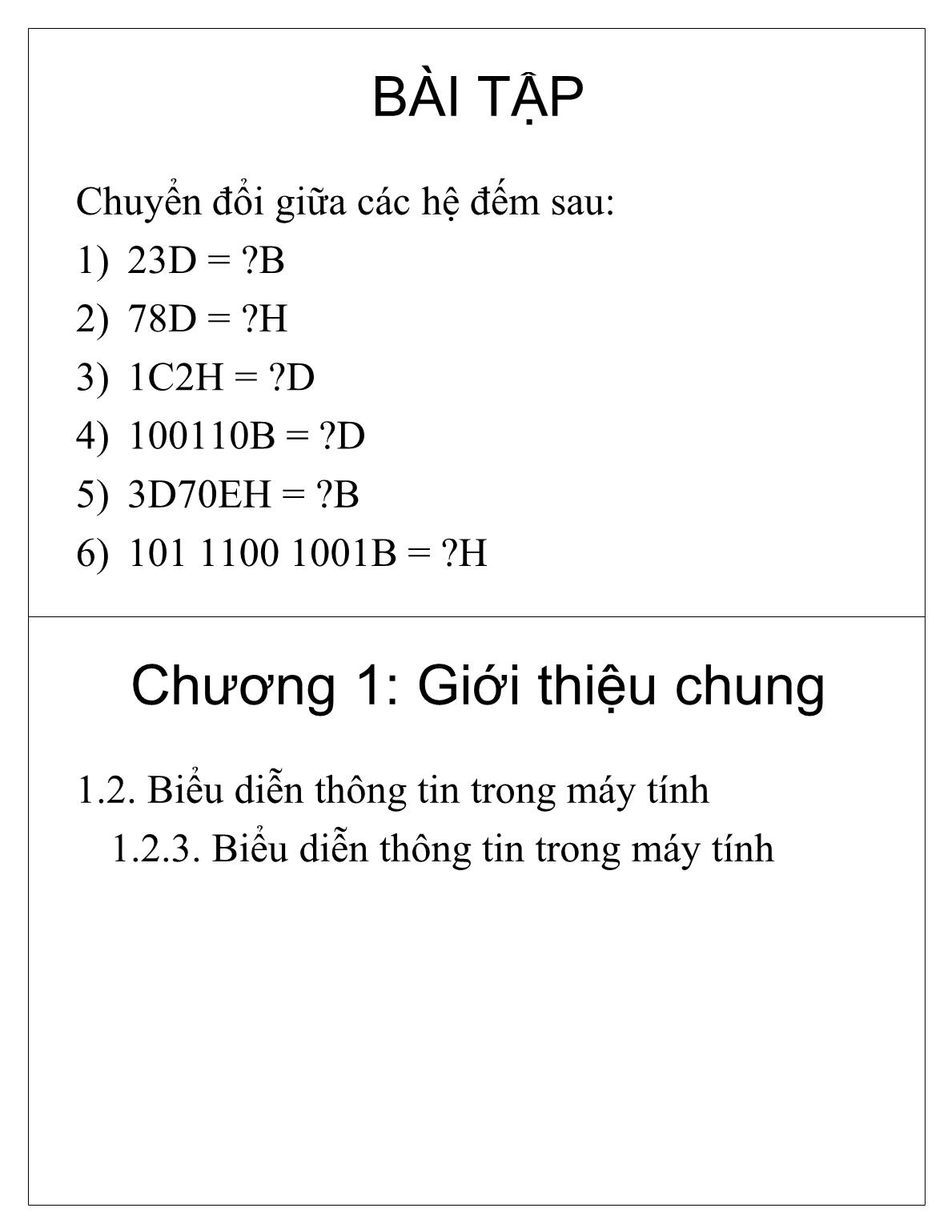 Bài giảng Tin học cơ sở - Chương 1: Giới thiệu chung - Học viện Nông nghiệp Việt Nam trang 7