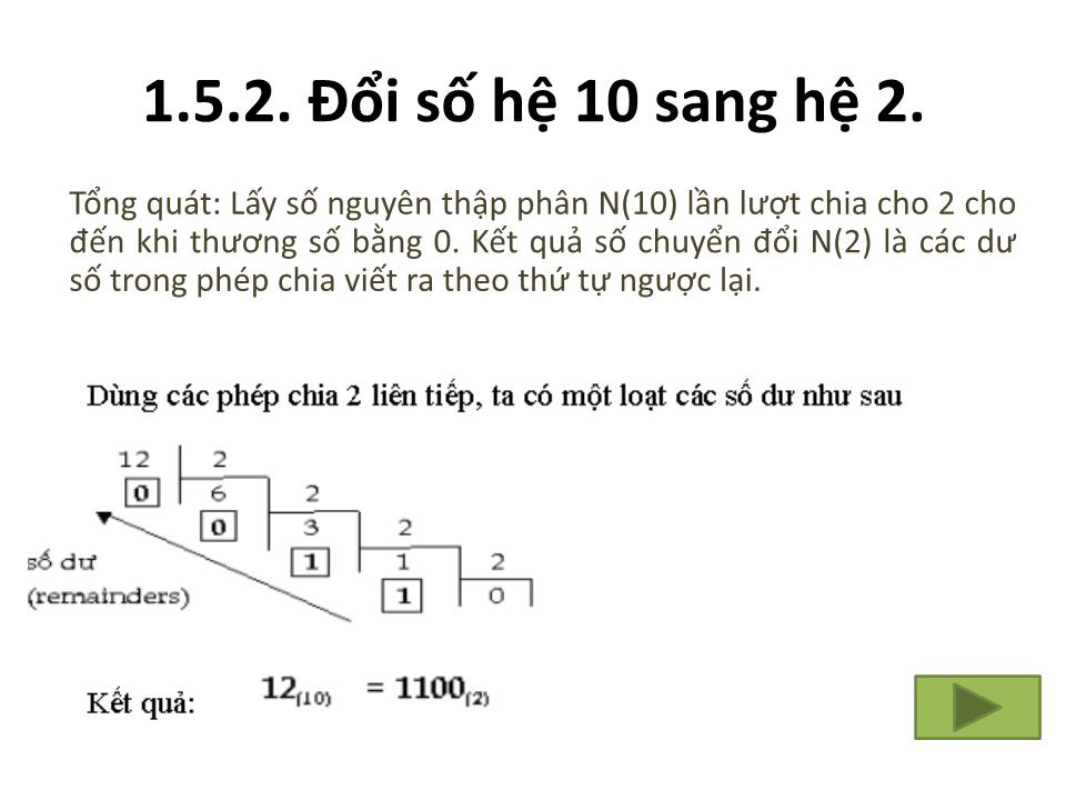 Bài giảng Tin 1 - Chương 1: Những khái niệm cơ bản - Trưởng Đại học Kinh doanh và Công nghệ Hà Nội trang 9