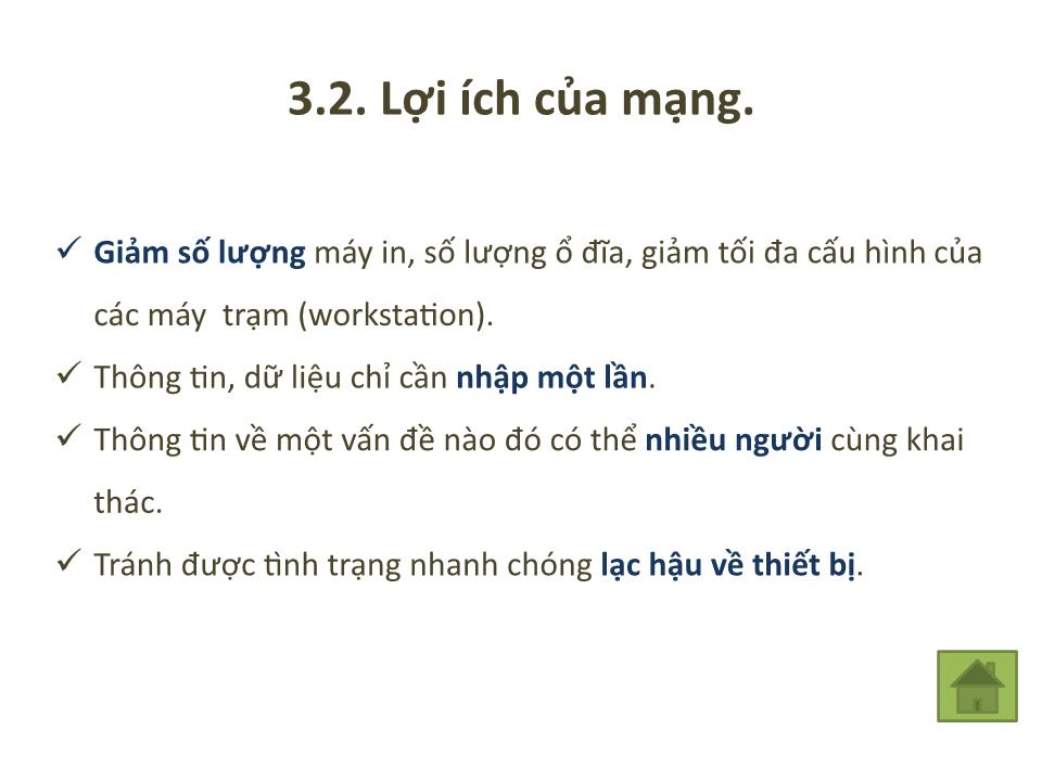 Bài giảng Tin 1 - Chương 3: Mạng máy tính - Trưởng Đại học Kinh doanh và Công nghệ Hà Nội trang 5