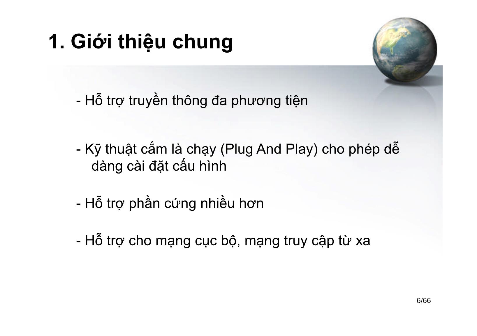 Bài giảng Tin học ứng dụng - Chương I: Hệ điều hành Windows XP - Hà Văn Sang trang 6