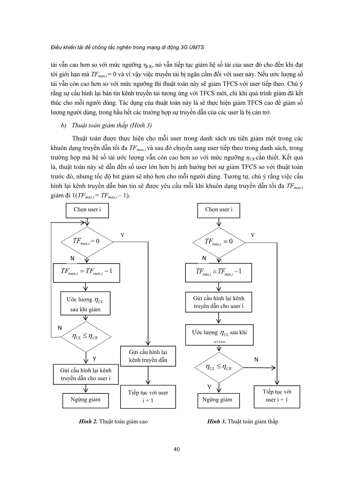 Điều khiển tải để chống tắc nghẽn trong mạng di động 3G UMTS trang 6