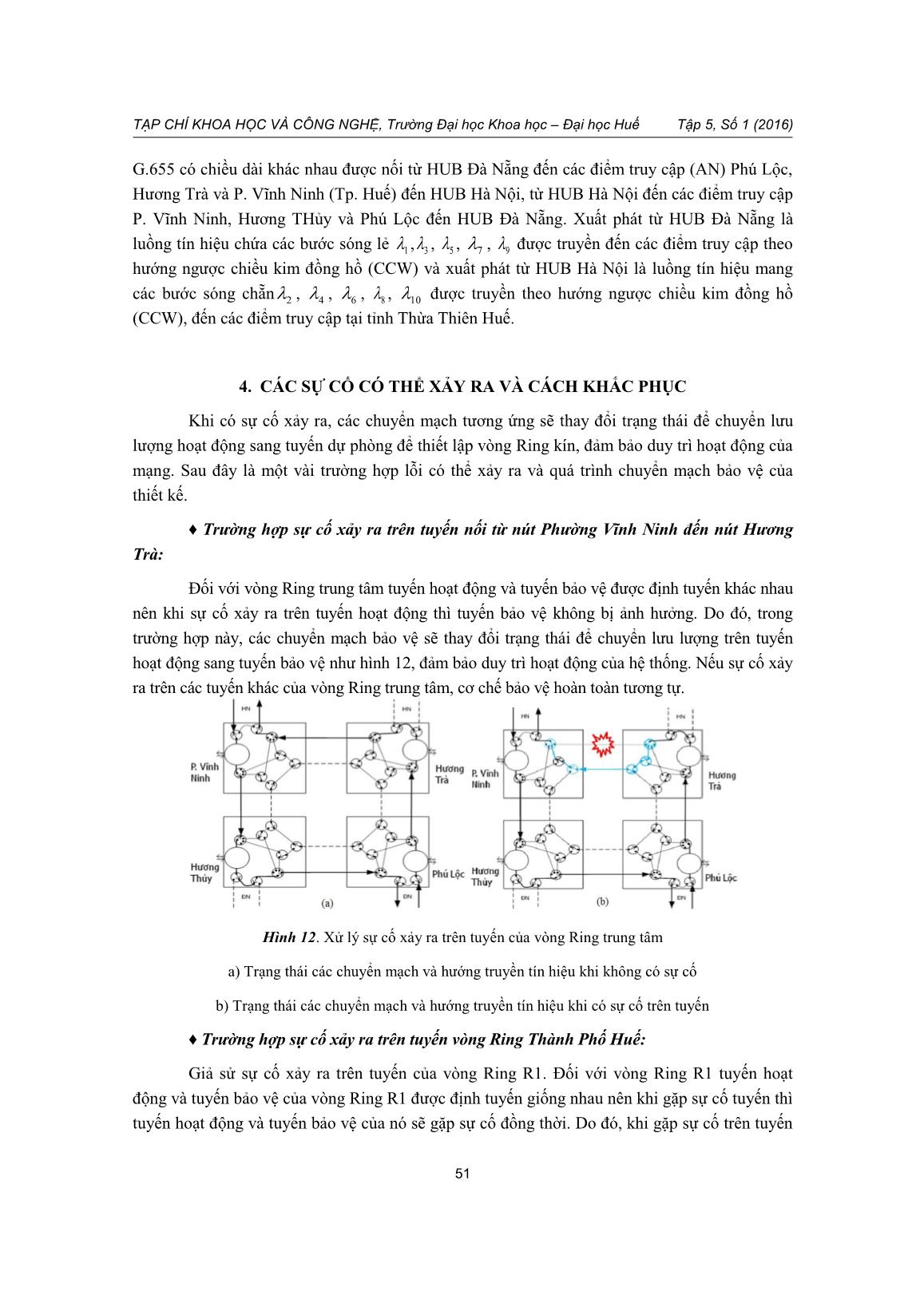 Thiết kế kiến trúc vật lý mạng quang WDM có kết hợp chuyển mạch bảo vệ tự động tại tỉnh Thừa Thiên Huế trang 7