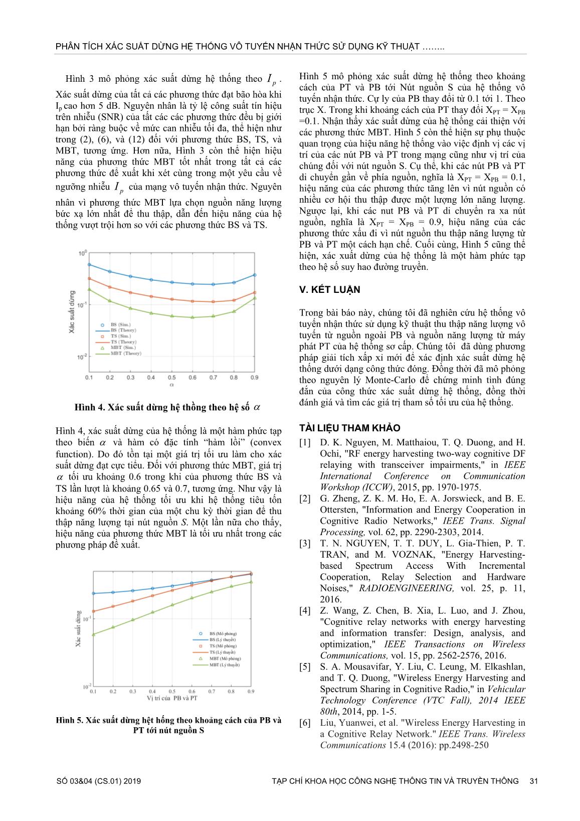Phân tích xác suất dừng hệ thống vô tuyến nhận thức sử dụng kỹ thuật thu thập năng lượng vô tuyến trang 6