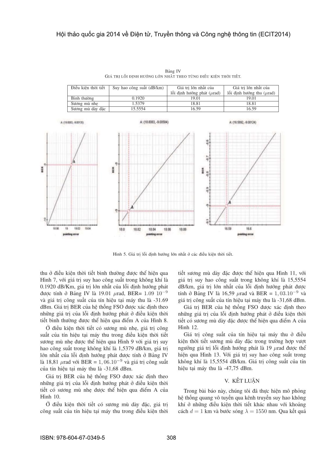 Đánh giá lỗi định hướng trong kênh truyền quang vô tuyến dưới những điều kiện thời tiết khác nhau trang 5