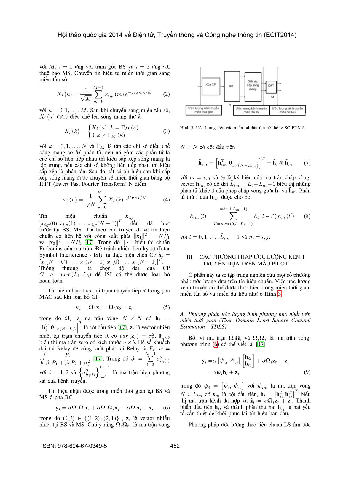 Ước lượng kênh truyền trong hệ thống SC-FDMA sử dụng trạm chuyển tiếp hai chiều trang 3