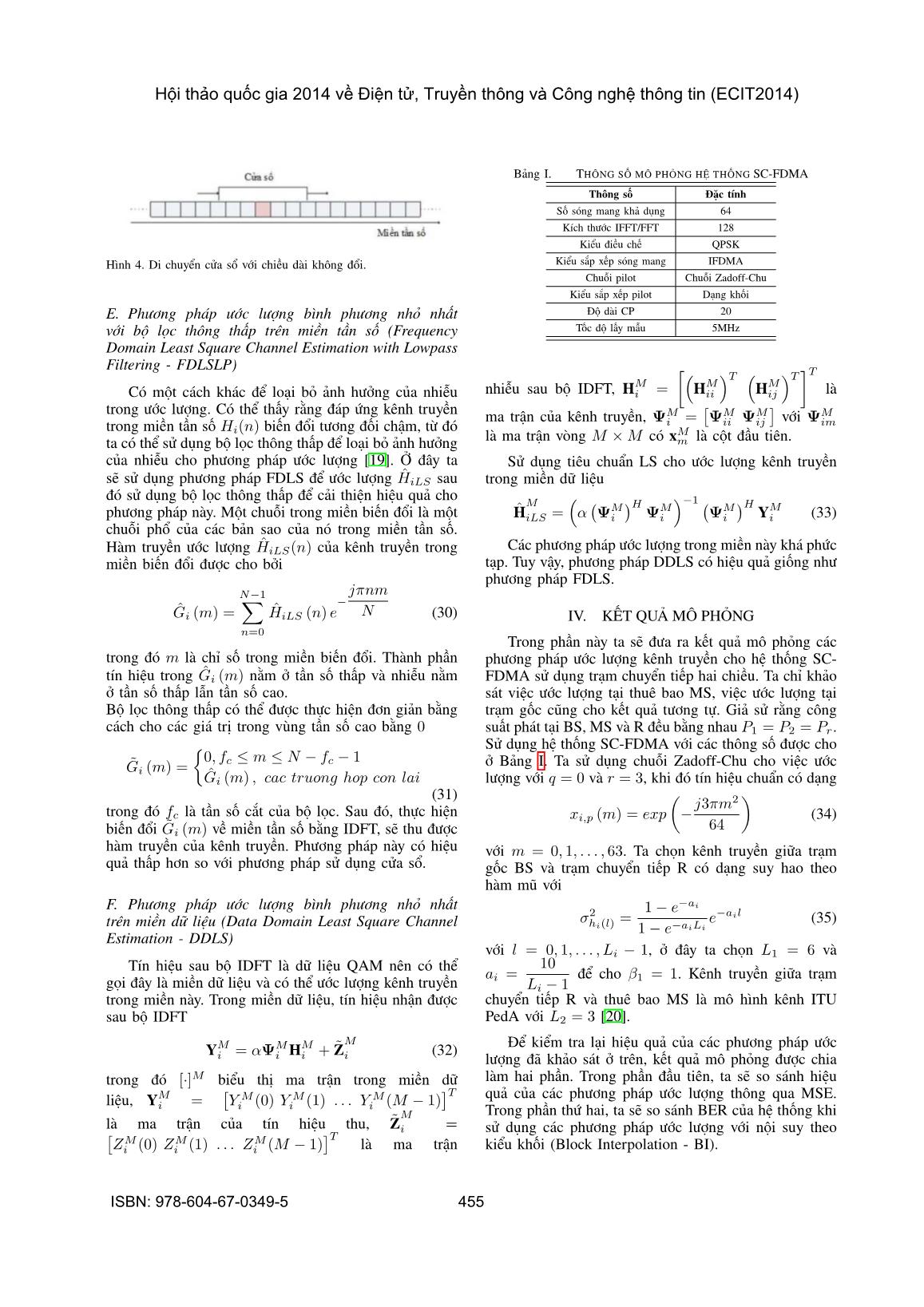 Ước lượng kênh truyền trong hệ thống SC-FDMA sử dụng trạm chuyển tiếp hai chiều trang 6