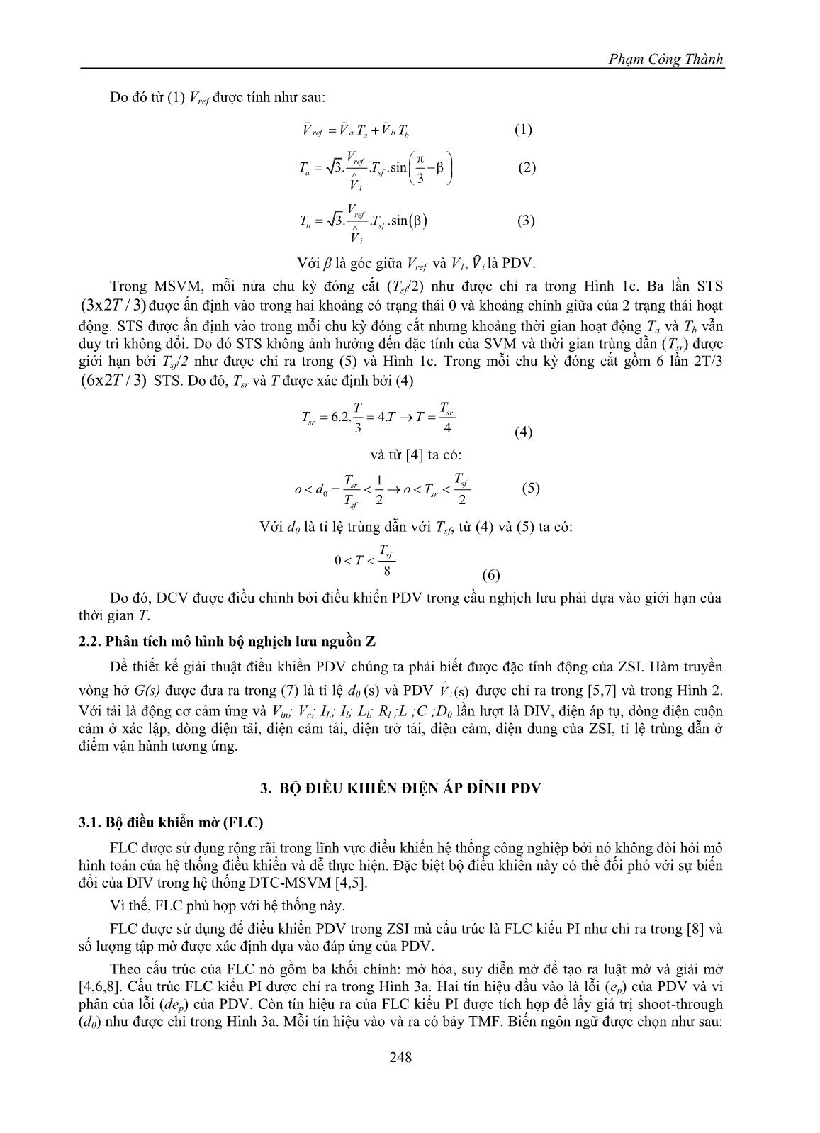 Điều khiển điện áp một chiều của bộ nghịch lưu nguồn Z trang 3