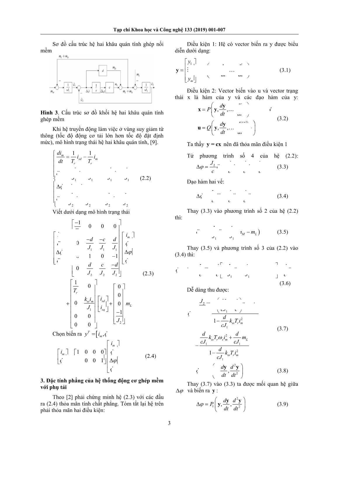 Thiết kế điều khiển phẳng truyền động điện không đồng bộ hệ hai khâu quán tính ghép mềm nuôi bởi nghịch lưu nguồn áp có vòng điều khiển dòng stator lý tưởng trang 3