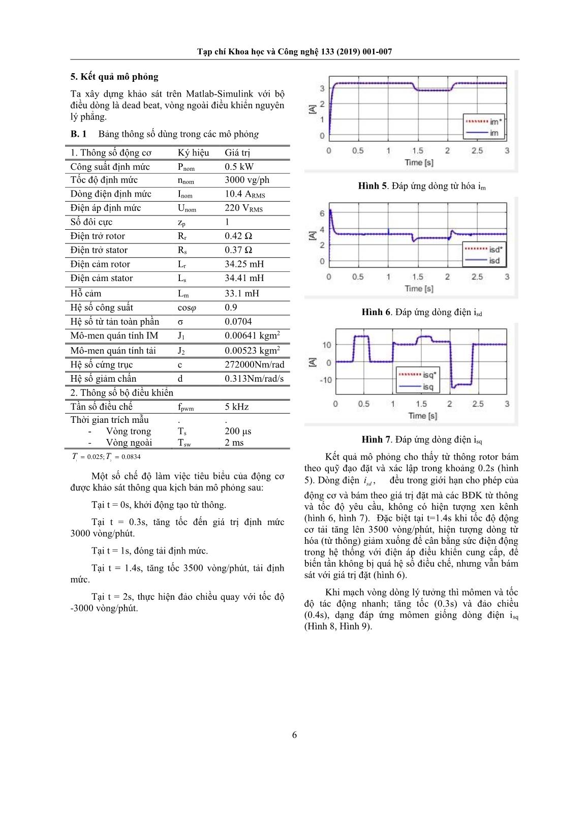 Thiết kế điều khiển phẳng truyền động điện không đồng bộ hệ hai khâu quán tính ghép mềm nuôi bởi nghịch lưu nguồn áp có vòng điều khiển dòng stator lý tưởng trang 6