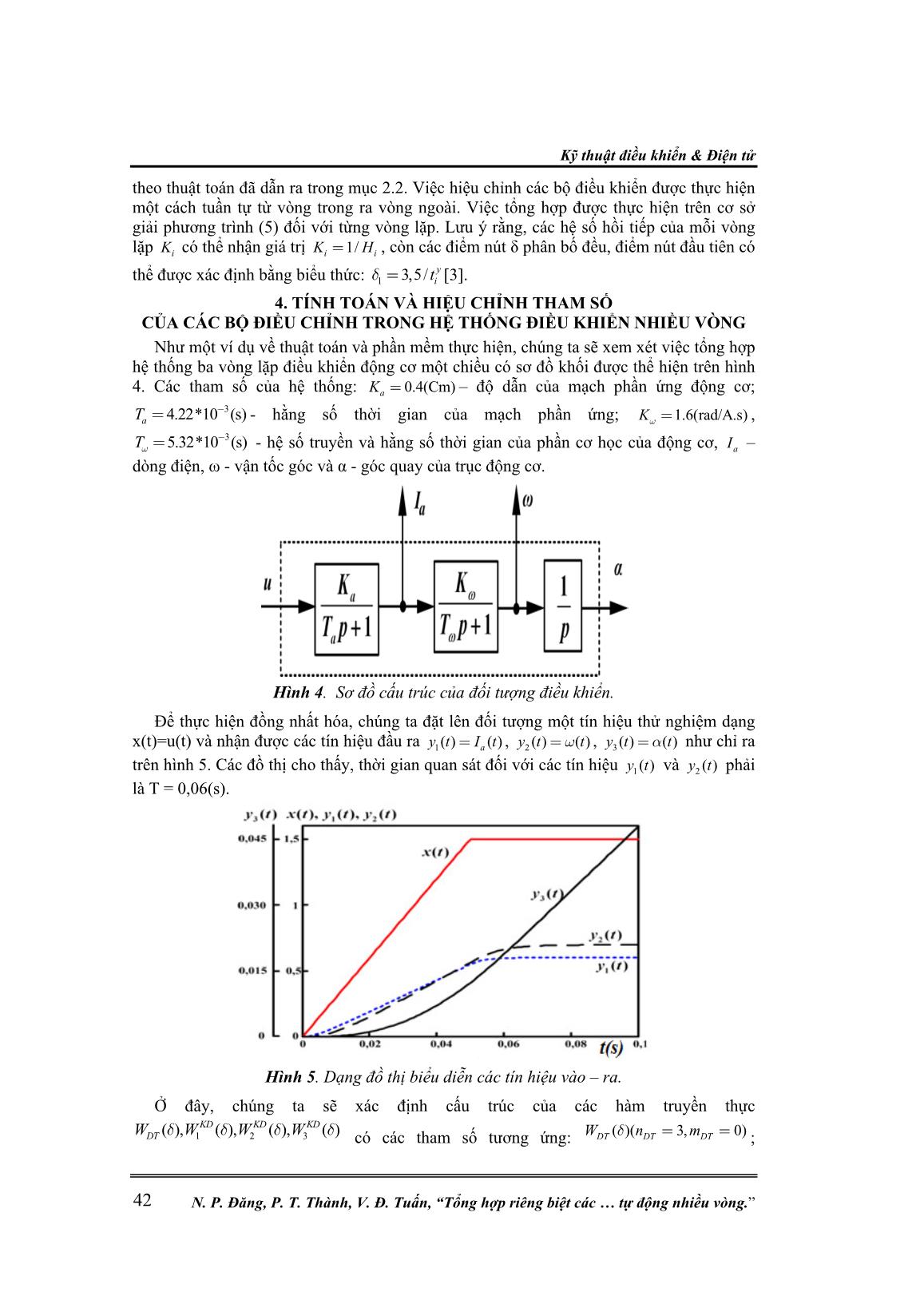 Tổng hợp riêng biệt các bộ điều chỉnh của các hệ thống điều khiển tự động nhiều vòng trang 7