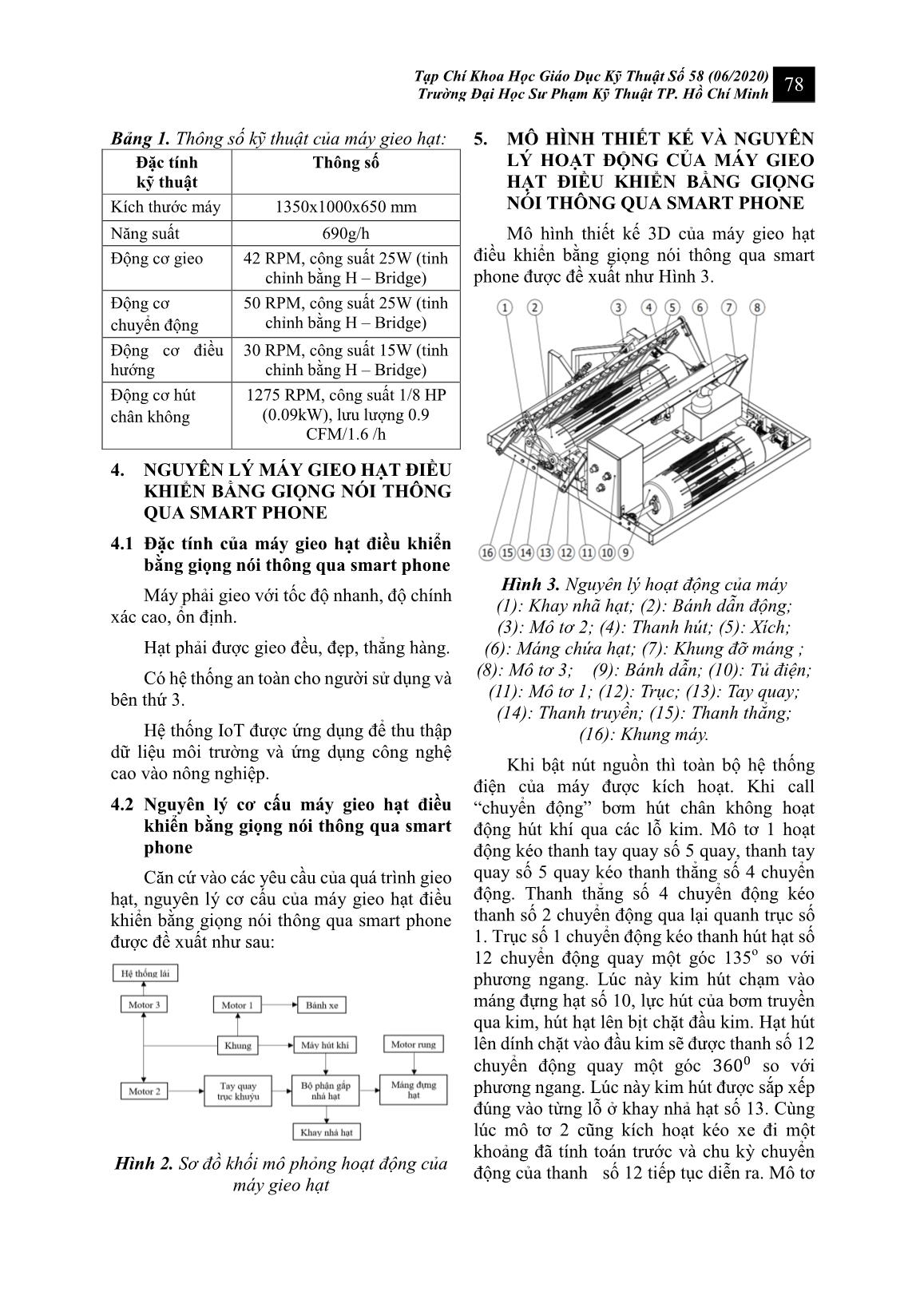 Thiết kế và chế tạo máy gieo hạt điều khiển bằng giọng nói thông qua smart phone trang 3