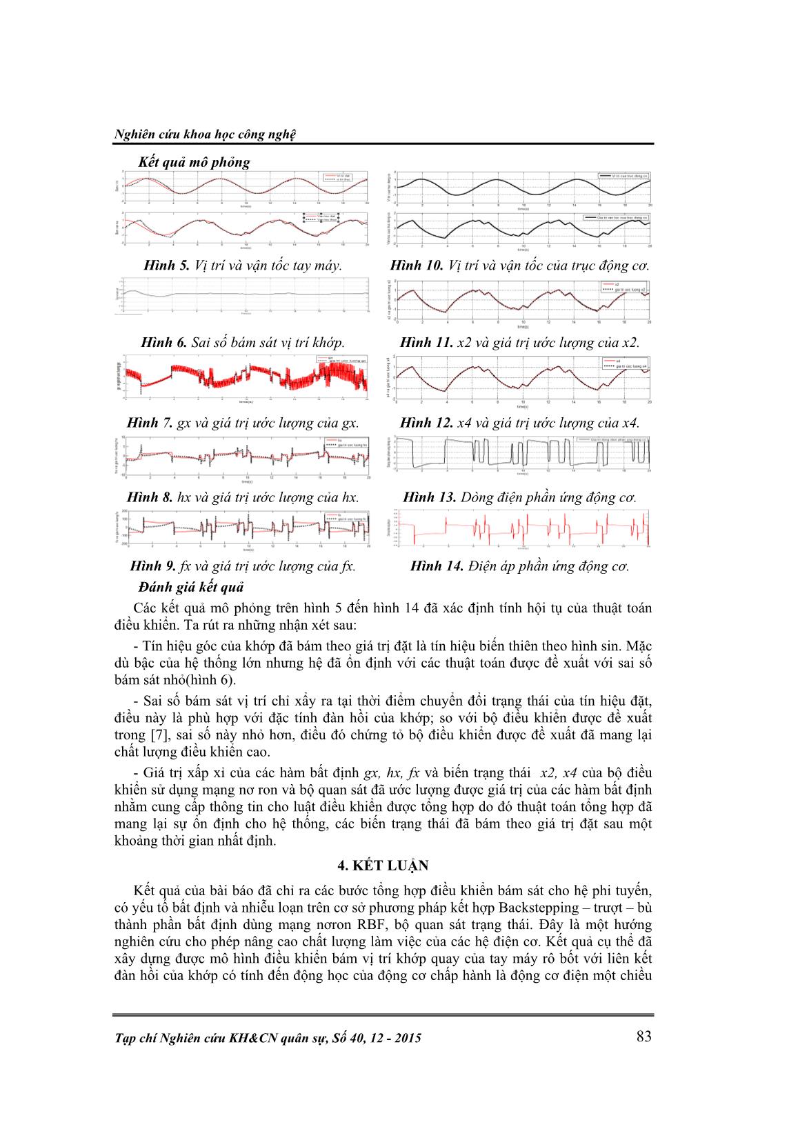 Tổng hợp điều khiển hệ phi tuyến trên cơ sở ứng dụng phương pháp Backstepping – trượt kết hợp với sử dụng mạng nơ-ron hàm bán kính cơ sở và bộ quan sát trạng thái trang 7
