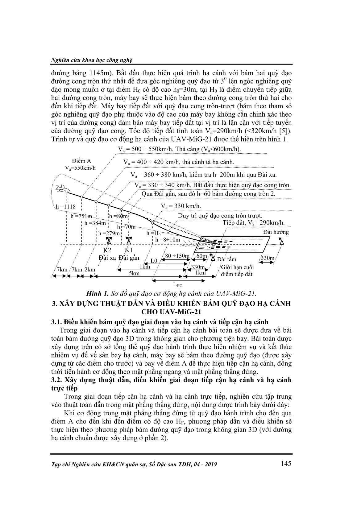 Xây dựng phương pháp dẫn, điều khiển tự động hạ cánh cho UAV-MiG-21 trang 3