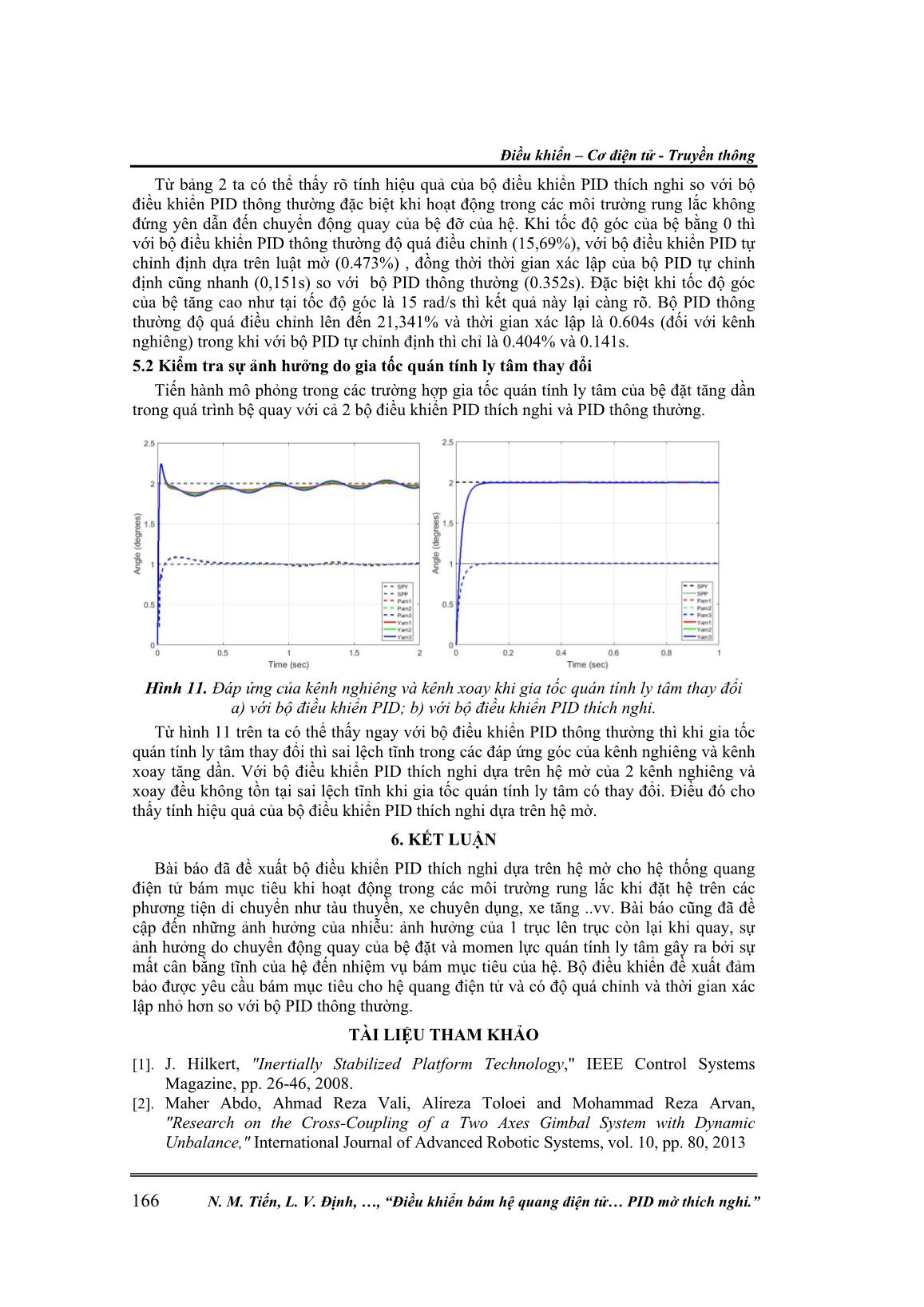 Điều khiển bám hệ quang điện tử trong môi trường rung lắc sử dụng bộ điều khiển pid mờ thích nghi trang 9