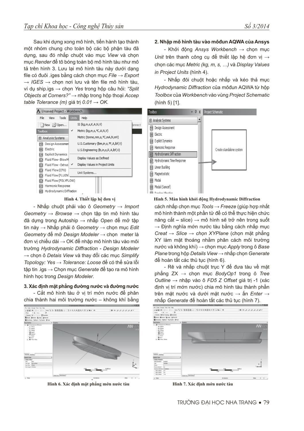 Nghiên cứu mô phỏng thủy động lực học chuyển động của tàu thủy trên sóng điều hòa trang 3