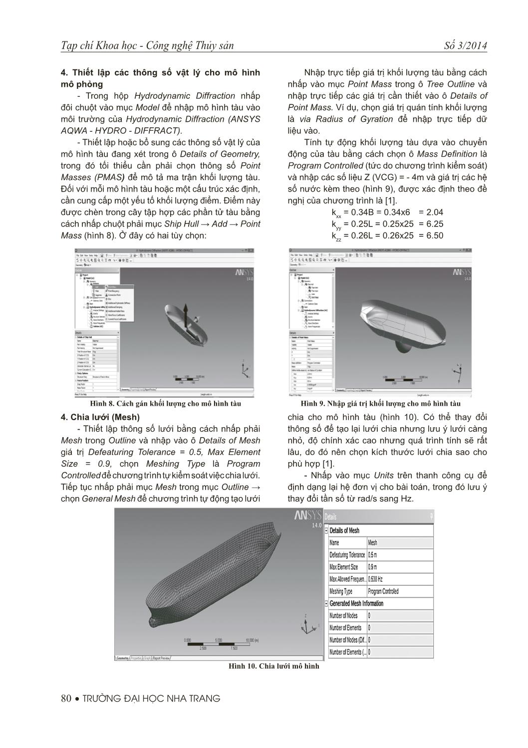 Nghiên cứu mô phỏng thủy động lực học chuyển động của tàu thủy trên sóng điều hòa trang 4